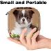 Shop Cute Dog in Flowers Napkin Storage Bag | Portable Menstrual Cup Bag for Women & Teens - Buy Online on GoSupps.com
