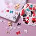 Bows Nail Charms 2 Boxes Cute Resin 3D Bow Nail Art Charms Gems Nail Pearls Bow Tie Bowknot Nail Jewelry Supplies for DIY Crafts Nail Art Design Decorations (C) - Buy Online on GoSupps.com
