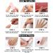 CAOQAO 24pcs Press On Nails Medium Length Coffin Nails Pink Nails Glossy False Nails Full Cover Prom Nails Automatic Nail Files for Natural Nails (Pink One Size) One Size Pink - Buy Online on GoSupps.com