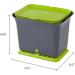 Full Circle Fresh Air Odor-Free Kitchen Compost Bin - Green Slate - Eco-Friendly Waste Solution - Buy Online on GoSupps.com