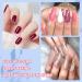 Poly Nail Gel Extension Kit - 10 Colours | UV Lamp, Slip Solution, Base & Top Coat | Beginner DIY Nail Enhancement Set - Buy Online on GoSupps.com