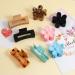 Mixcbe 12 Pack Large Hair Claw Clips - Flower Hair Clips for Thick Hair - Square Matte Strong Hold - 3 Styles - Thin Hair Claw Clips - Buy Online on GoSupps.com