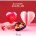 Venchi - Bo te M tal en Forme de C ur avec 6 Chocolates Valentines au Lait et Extra Noirs 75% V g talien Sans Gluten 48 g Id e de cadeau pour la f te des m res Bo te M tal C ur - Buy Online on GoSupps.com