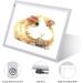 RTjoy A4 LED Light Pad | USB Powered Drawing Board | Adjustable Brightness Tracing Box for Diamond Painting, Vinyl Weeding, Slides Viewing | Silver A4 Light Pad - Buy Online on GoSupps.com