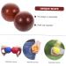 Fomiyes Wooden Handball Massage Ball Wellness Gift for Fitness & Hand Exercises | Mahogany Massage Globe - Buy Online on GoSupps.com