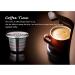 Rofawee Reusable Coffee Capsules 304 Stainless Steel K Cup Coffee Brewers Replacement for Espresso Hines 2 capsule cups - Buy Online on GoSupps.com
