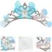 Didiseaon Rhinestone Tuck Comb Tiara Headband Wig Rhinestone Bobby Pins Hair Barrettes Hair Pin Hair Clip The Crown Girl Hair Comb Clip Girl Headpiece Issue Card Baby Metal Mermaid - Buy Online on GoSupps.com