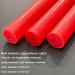 OWNALL Flexible Polyurethane Rubber Nunchucks for Adults | High Hardness & Elasticity with Steel Swivel Chain | Durable & Safe for Professionals - Red - Buy Online on GoSupps.com