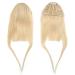 Clip in Fringe Clip in Bangs Clip In Bangs Hair Front Neat Fringe Hand Tied Straight Bangs Clip On Hairpiece (Color : #613) - Buy Online on GoSupps.com