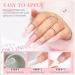 Morovan Solid Builder Nail Gel - 1oz Clear Hard Gel for Long Lasting Nail Extensions - Sculpture Nail Glue for Salon & Home Use - Buy Online on GoSupps.com