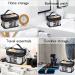 Transparent Double-Layered Cosmetics Bag - Waterproof PVC Makeup Bag for Women | 22x15x15cm | Perfect for Travel & Business Trips - Buy Online on GoSupps.com