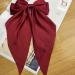 Red Hair Bow Hair Clip Red Ribbon for Hair Clip Large Silky Satin Ribbon Bow Hairpins Bows Hair Barrettes Fastener French Hair Bows with Long Ribbon Hair Accessories For Girls Women - Buy Online on GoSupps.com