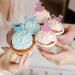 UXYOKM 24Pcs Boy or Girl Cupcake Toppers Blue Pink Glitter Gender Reveal Cupcake Picks Baby Shower Birthday Party Cake Decorations Supplies - Buy Online on GoSupps.com