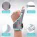 Thumb Splint Brace for Trigger Finger & Arthritis - Reversible, Wrist Stabilizer for Carpal Tunnel - Grey, Right and Left Hand Support - Buy Online on GoSupps.com