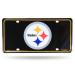 NFL Pittsburgh Steelers - Black Metal License Plate Tag