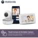 Motorola VM36XL Touchscreen WiFi Video Baby Monitor - HD 720p Camera  1000ft Range  2-Way Audio  Remote Pan-Tilt-Zoom  Lullabies - Smart Phone App Compatible - Buy Online on GoSupps.com