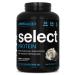 PEScience Select Protein Powder, Whey and Casein Blend, Clean Protein Powder for Women and Men, Low Calorie, Low Carb, Keto Friendly, Gluten Free - Cookies and Cream - 55 Servings