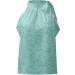 Napoo Women's Halter Sleeveless Leopard Print Tank Top - High Neck Shirred Knot Shirt Tunic | Size Medium - Buy Online on GoSupps.com