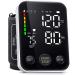 Blood Pressure Monitor Upper Arm Blood Pressure Monitors for Home Use BP Machine with 2x120 Reading Memory Adjustable Arm Cuff 8.7"-15.7" Large Display with LED Background Light Storage Bag Black With Backlight