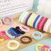 200Pcs Baby Hair Ties - 1 Inch Seamless Toddler Hair Ties for Girls and Kids - Multicolor Hair Bands in Black and Multi-Colored Assortment - Buy Online on GoSupps.com