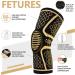 Lexniush Copper Knee Support Brace - Arthritis & Joint Pain Relief for Men & Women - Medium Size - Buy Online on GoSupps.com