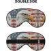 Patriotic Eagle Soft Sleep Eye Mask | Breathable Eye Patch for Women | Ideal for Travel & Relaxation - Buy Online on GoSupps.com