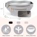 3 Pcs Waterproof Fanny Packs - Adjustable Waist Pack for Sports, Running, Travel - Men and Women - Black/Gray/White - Buy Online on GoSupps.com