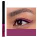 Coloured Eyeliner Matte Liquid Eyeliner White Eyeliner Long-Lasting Waterproof Liquid Eye Liner Highly-Pigmented Colourful Eyeliner for Eye Makeup Tools Black Purple Brown (LightPurplePink-17)