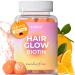 Yuicy biotin hair gummy bears - 60 pcs. Extremely delicious & sugar -free hair vitamins - 10mg biotin rubber high -dose for hair growth skin & nails - hair glow 60 pieces - 1 -pack sugar -free