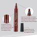 2PCS Whimsyard Eyebrow Pencil - Upgraded Microblading Effect Eyebrow Pen Four Forks Water Eyebrow Pencil Waterproof Eyebrow Pen for Hair-Like Natural Brows Last All-Day (Black) - Buy Online on GoSupps.com