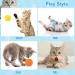 Zuimei Interactive Cat Ball Launcher Cat Ball Toys Launcher with 100pcs Soft Plush Balls Silent Cat Ball Shooting Toy Funny Interactive Cat Toys for Indoor Cats Training Exercise Playing - Buy Online on GoSupps.com