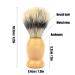 2pcs Set Stainless Steel Shaving Bowl & Brush Kit | Men's Facial Care Tool for Barber Shops | International Shipping Available - Buy Online on GoSupps.com
