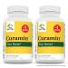 Terry Naturally Curamin - 120 Capsules, Pack of 2 - Non-Addictive Pain Relief Supplement with Curcumin from Turmeric, Boswellia, DLPA & Nattokinase- Non-GMO, Vegan, Gluten Free - 80 Total Servings