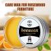 5 Pcs Beeswax Furniture Wax | Wood Polish Natural Beeswax Furniture Polish - Beeswax Polish for Wood & Furniture Beewax for Wood Cleaner and Furniture Beautify & Protect 5 Pcs 80g - Buy Online on GoSupps.com
