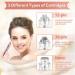 Desnill Dermapen Microneedling Pen - 0-2.5mm with LED Light & Hyaluronic Acid Serum | Anti-Aging Anti-Folds - 12 Needle Cartridges Included - Buy Online on GoSupps.com