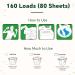 Eco-Friendly Laundry Detergent Sheets - Fresh Scent Powerful Cleaning Hypoallergenic 160 Loads (80 Sheets) - Perfect for Travel & Home - Buy Online on GoSupps.com