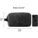 Toiletry Bag for Men BAGSMART Travel Toiletry Organizer Dopp Kit Water-Resistant Shaving Bag for Toiletries Accessories Black Canvas Black Canvas -Medium - Buy Online on GoSupps.com