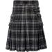 Men's 5XL Scottish Kilt Skirt - Traditional Checkered Pleated Plus Size Retro Style Clubwear - Buy Online on GoSupps.com