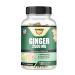 Happi Mi Nutrition Ginger Root Capsules Organic 2500mg  Ginger Capsule  Ginger Supplement  Ginger Powder  Ginger Pills  Digestive Health Support  Immune Support  Stomach Support  120 Veggie Capsules