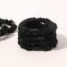 Satin Silk Hair Ties - Black Small Scrunchies for Women - No Slip Ponytail Holder for Thick Curly Hair - Cute Hair Accessories for Girls - Buy Online on GoSupps.com