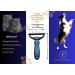 Pet Cat brush & Dog brush Double sided De-Matting De-shedding Rake for medium to long hair - Professional Grooming Tool for Tangle-Free Fur comes with a Bonus FREE stainless steel Comb (Blue) - Buy Online on GoSupps.com