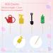 24pcs Garden Cupcake Toppers Garden Tools Summer Party Cake Decor Green&Gold Glitter Cupcake Picks for Baby Shower Garden Themed Birthday Party Decoration - Buy Online on GoSupps.com