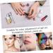 Palette de Nail Art Bague 2 Pcs Mini Ronde et Pied pour M lange Vernis Ongles Portable pour Passionn es Manucure et v nements Beaut  - Buy Online on GoSupps.com