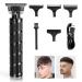 Hair Clippers for Men, Zero Gapped Hair Trimmers, KASEEMI T-Blade Pro Li Outline Clippers Trimmers for Hair Cutting, Cordless Hair Clippers, USB Qucik Charge Waterproof T outliner Trimmers Black