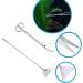 Fistoy 4-in-1 Stainless Steel Aquarium Aquascaping Tools Set for Fish Tanks - Scissor Tweezers Spatula Tool for Aquatic Plants - Silver - Buy Online on GoSupps.com