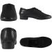 Men's Black Leather Ballroom Dance Shoes - Size 9.5 | Latin Salsa Dancing Character Shoes - Buy Online on GoSupps.com