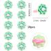 Ercadio 20 Pack Flower Ring Cupcake Toppers Picks Flower Theme for Bridal Engagement Baby Shower Birthday Party Cupcake Picks Anniversary Party Decorations Supplies Green - Buy Online on GoSupps.com