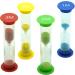 TeacherFav Sandglass for Kids - Set of 4 Colorful Hourglass Clocks (1 2 3 5 Minutes) - Perfect for Classroom Home & Kids Room Decor - Buy Online on GoSupps.com