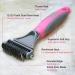 2-in-1 Pet Dematting Comb for Cats & Dogs - Safe Grooming Tool for Mats & Tangles - Medium to Long Haired Pets - Pink - Buy Online on GoSupps.com