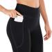 Attine Women's High Waist Wide Leg Yoga Pants with Pockets - Black XL | Workouts & Casual Wear - Buy Online on GoSupps.com